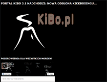 Tablet Screenshot of kibo.pl